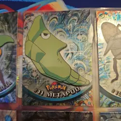 Topps Pokemon 1999 Set of 11 foil holo cards - Image 3