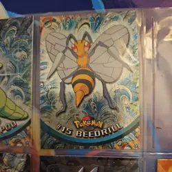 Topps Pokemon 1999 Set of 11 foil holo cards - Image 4