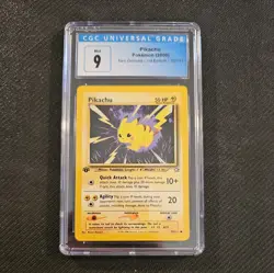 Pikachu 1st Edition Neo Genesis CGC 9 MINT 70/111 Pokemon Card - Image 1