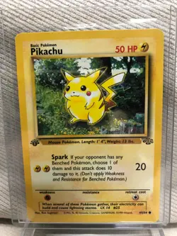 1999 Pokemon Pikachu 1st Edition Jungle Set Card 60/64 - NM - Image 3
