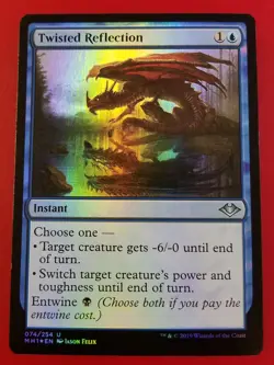 1x Twisted Reflection | FOIL | Modern Horizons | MTG Magic Cards - Image 1
