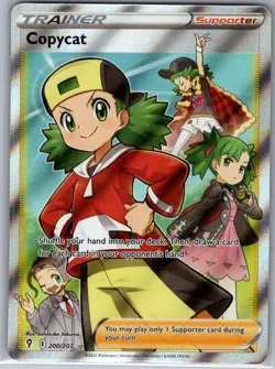 Copycat (Full Art) 200/203 SWSH07: Evolving Skies - Pokemon Card - NM - Image 1