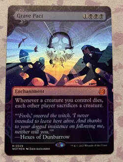 Grave Pact - NM- WOT - MTG -Foil - Image 1
