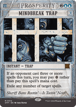 Mindbreak Trap [Outlaws of Thunder Junction: Breaking News] Magic MTG - Image 1