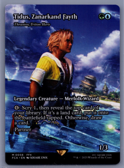 Tidus, Zanarkand Fayth SHOWCASE MTG Mythic Rare Magic Final Fantasy 10 FFX - Image 1