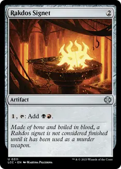 Rakdos Signet [The Lost Caverns of Ixalan Commander] Magic MTG - Image 1