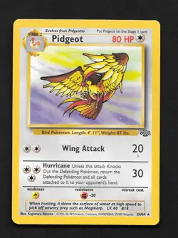Pidgeot 24/64 Jungle Rare Non-Holo Vintage Pokemon TCG Card HP - Image 1