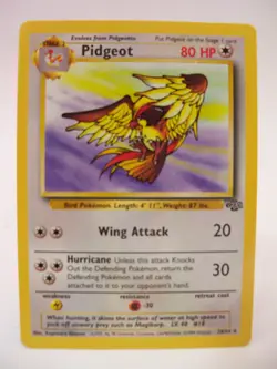 Pidgeot 24/64 Jungle Rare Non-Holo Vintage Pokemon TCG Card HP - Image 4