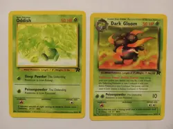 10 Team Rocket Pokemon Cards! Dark Weezing, Muk, Gloom, Raticate + Other Cards - Image 3