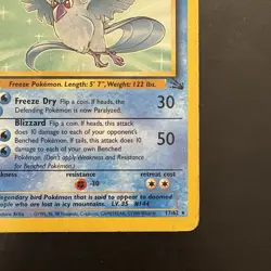 Vintage Pokemon Articuno Non Holo Rare Fossil - Image 4