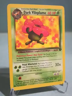 Dark Vileplume 30/82 Rare Team Rocket Set WOTC Pokemon Card - Lightly Played - Image 4