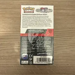 Pokemon TCG: Scarlet & Violet Stellar Crown Half Booster Box, 18 Packs - Sealed. - Image 3