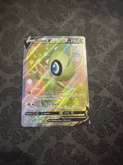 Celebi V (Full Art) 160/198 SWSH06: Chilling Reign - Ultra Rare Holo Pokemon - Image 1