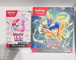 Crown Zenith & 151 Pokemon TCG Booster Bundles- (Factory Sealed) - Set Of 2 - Image 1