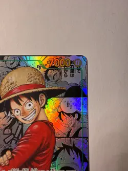Monkey D Luffy OP13-118 SEC Manga Alt Art Carrying on His Will One Piece US - Image 5