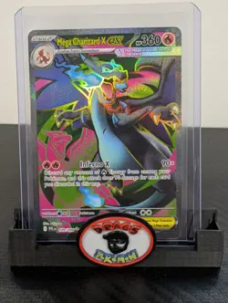 Pokemon Card 2025 MEGA CHARIZARD EX Full Art SIR 109/094 Phantasmal Flames MINT - Image 1