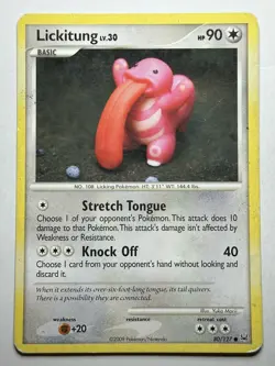Lickitung Platinum 80/127 MP-HP Pokemon Card - Image 1