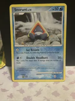 Pokemon TCG Snorunt Arceus Platinum Common Card 75/99 Yuka Morii - Image 1