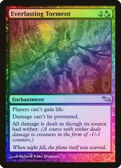 Everlasting Torment FOIL Shadowmoor PLD Black Red Rare MAGIC CARD ABUGames - Image 1