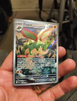 Pokemon TCG Flygon 101/094 Illustration Rare Card Phantasmal Flames Set NM - Image 4