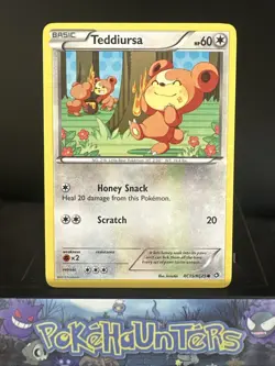 Pokemon Card Teddiursa RC15/RC25 Legendary Treasures Common Non Holo NM - Image 1