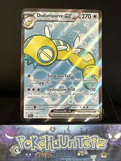 Pokemon Card Dudunsparce EX 178/159 Journey Together Full Art NM - Image 1