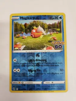 Magikarp 21/78 Pokemon Go Set Reverse Holo Common Pokemon Card TCG MP - Image 1