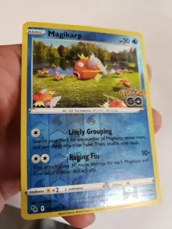Magikarp 21/78 Pokemon Go Set Reverse Holo Common Pokemon Card TCG MP - Image 4