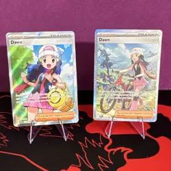 Pokemon Japanese Holo Trainer Supporter Dawn 237/SM-P 239/SM-P 2 Cards - Image 1