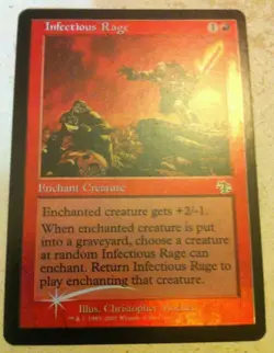 Foil Infectious Rage - Judgment - Magic: The Gathering - MTG - Image 1