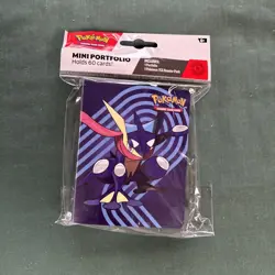 Pokemon Tcg stellar crown Mini Portfolio Mini Binder Holds 60 No Booster Pack - Image 1