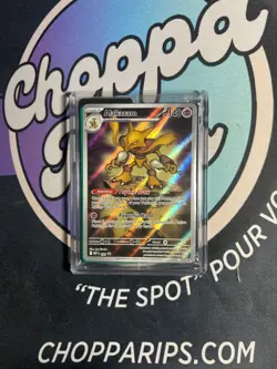 Pokemon Mega Evolution Alakazam Full Art Black Star Promo Holo Sealed #009 - Image 1