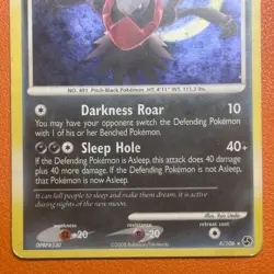 Darkrai 4/106 Great Encounters Vintage Cosmos Holo Pokemon TCG - Image 4