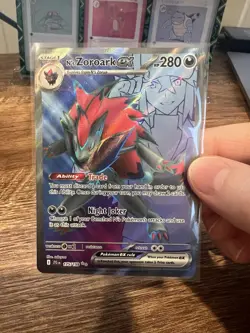 N's Zoroark ex 175/159 Ultra Rare Holo SV09: Journey Together Pokemon TCG NM - Image 2