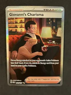 Giovanni’s Charisma Special Illustration Rare 204/165 Pokemon MEW 151 English NM - Image 1