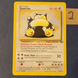 Pokemon Snorlax 27/64 Jungle Regular Moderately Played *FREE SHIPPING* - Image 1