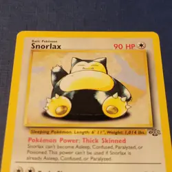 Pokemon Snorlax 27/64 Jungle Regular Moderately Played *FREE SHIPPING* - Image 2