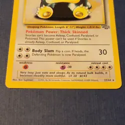 Pokemon Snorlax 27/64 Jungle Regular Moderately Played *FREE SHIPPING* - Image 3