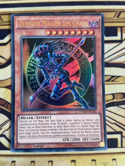 Yugioh Dunkler Magier des Chaos YGLD-DEC02 Ultra Rare - Image 1