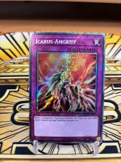Yugioh Icarus-Angriff RA03-DE165 Platinum Secret Rare - Image 1