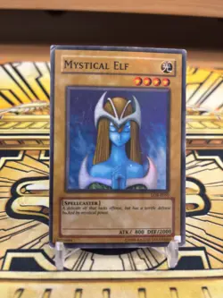 Yugioh Mystische Elfe Super Rare LOB-E050 - Image 1