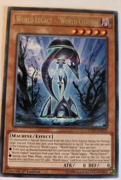 World Legacy - "World Chalice" Rare - COTD-EN023 - YuGiOh N/M - Image 1
