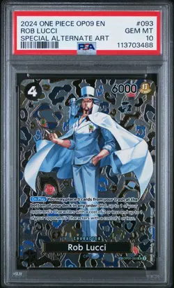 Rob Lucci (SP) PSA 10 - One Piece OP09 Emperors in the New World 2024 English - Image 1
