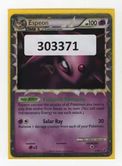 (303371) ESPEON PRIME 81/90 Ultra Rare Holo HGSS Undaunted Pokemon Card - NEW - Image 1