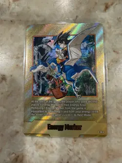 Dragon Ball Z E 86 gold energy marker card - Image 1