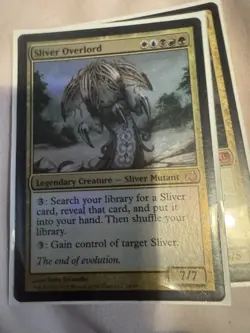 Magic: The Gathering Sliver Overlord Legendary Creature 2003 Lot & Cards - Image 1