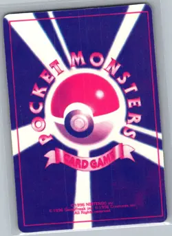 Vintage 1996 Japanese Raticate Pokemon Card No. 020 - Base Set Sticker - Image 2