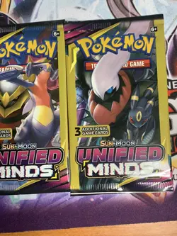 Unified Minds Booster Pack Complete Art Set Pokemon TCG 3 Card Pack (4 Packs) - Image 5