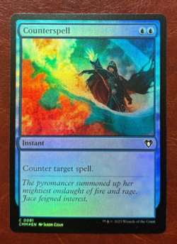 1x NM FOIL Counterspell - 0081 C CMM - MTG Magic Never Played x1 - Image 1