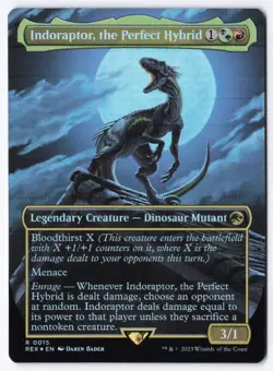 Indoraptor, the Perfect Hybrid (Borderless) R Universes Beyond: Jurassic World C - Image 1